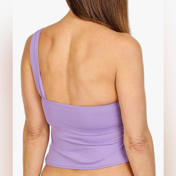 Vince Camuto Lavender One-Shoulder Tank Top - Picture 5 of 5